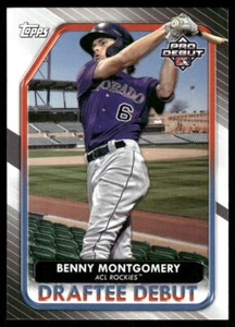2022 Topps Pro Debut #DB-7 Benny Montgomery Draftee Debuts - Picture 1 of 2