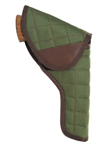 New Barsony Woodland Green Concealment Flap Holster for 4" Revolvers - Picture 1 of 6