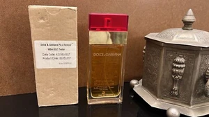 ULTRA RARE Dolce Gabbana D&G Red Rosso EDT 100 ml 3.4 oz WOMEN TST DISCONTINUED! - Picture 1 of 3