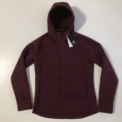 Chaqueta cortavientos con capucha para mujer ADIDAS Perf LS granate FJ7482 talla M nueva con etiquetas Foto 1 de 4