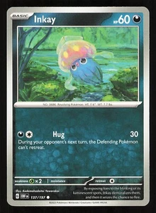 Inkay 137/197 Regular Near Mint Pokemon TCG S&V Obsidian Flames OBF - Picture 1 of 1