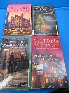 Victoria Thompson Lot of 4 Gaslight Mysteries Books Paperbacks - Picture 1 of 5