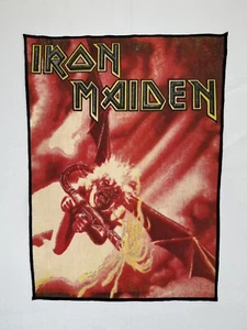 Toppa posteriore vintage Iron Maiden - Volo di Icaro pezzo di mente - 1983 NUOVO VECCHIO MAGAZZINO - Foto 1 di 10