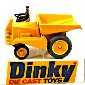 CAMION DUMPER COSTRUZIONE DINKY MECCANO 562 MUIR HILL con azione punta posteriore + AUTISTA - Foto 1 di 18