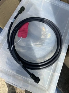 Conjunto de conectores Amphenol 4 pines macho-hembra Mil Spec cable Igus Chainflex de 2 m - Imagen 1 de 9