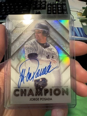 2025 Topps Chrome Jorge Posada 世界系列冠军签名 /100 #WSC-JP — 第 1/2 张图片