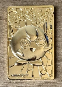 1999 Burger King BK Pokémon 23K Gold Plated Trading Card JigglyPuff - #B - Picture 1 of 2