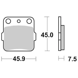 Pastillas De Freno SBS 592 SI HUSQVARNA WR 2T 250 1992 1994 - Imagen 1 de 4