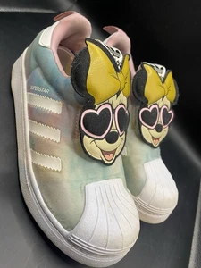 ADIDAS SUPERSTAR Mini Mouse 🐭 Super Rare Size 1 - Picture 1 of 6