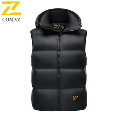 Jacket Vest Mens Winter Luxury Bright Face Warm Vest Couple Casual Puffer Coat - Image 1 of 4