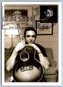 #4789 Johhny Cash FDC Maxi Card - Picture 1 of 2