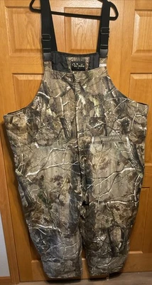 Walls Overalls Mens 6XL Realtree Camo Bibs Cargo Pockets Hunting Outdoors - Image 1 of 4