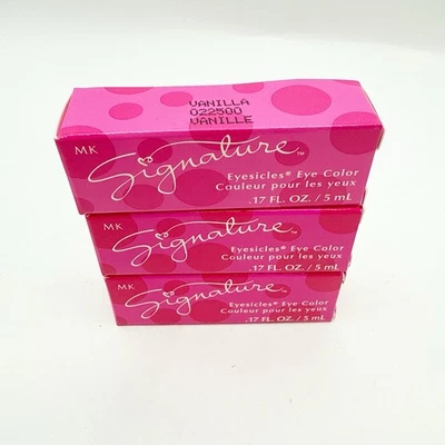 X3 New In Box Mary Kay Signature Eyesicles Eye Color Vanilla .17 fl oz - Image 1 of 2