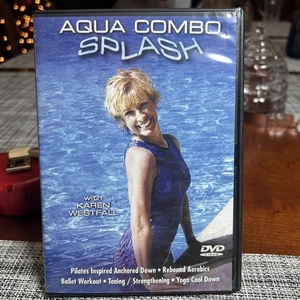 Aqua Combo Splash with Karen Westfall 2004 DVD Water Workout Aerobics Ballet - Imagen 1 de 3