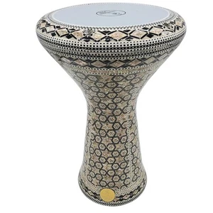 The 21'' Hebe Mother of Pearl Sombaty XL Gawharet El Fan Darbuka - Picture 1 of 7