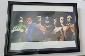 DC Comics Postkarte #110 GERAHMT Justice League Original Seven Alex Ross 2000 - Bild 1 von 3