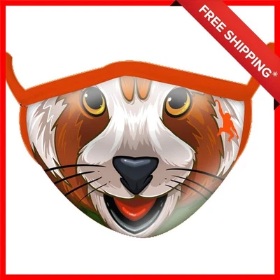 Wild Smiles Stylish Adult Face Mask with Red Panda Design - Reusable & Easy Care - Image 1 of 3