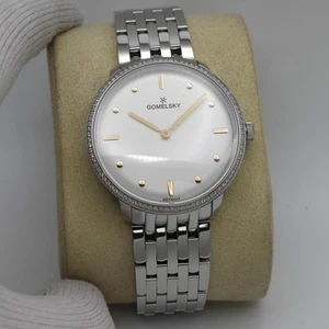 Gomelsky Audry Steel White Dial Quartz Ladies Watch G0120112281 - Picture 1 of 6