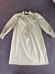 Pomander Place Tuckernuck Khaki Green Claiborne Dress Women Size M - Picture 1 of 24