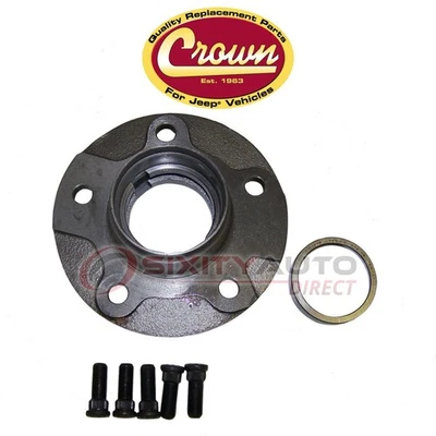 Crown Automotive Axle Hub Assembly for 1966-1973 Jeep Commando - Brake Drums mi Foto 1 de 4