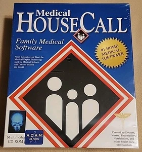 NEW Medical HouseCall (1995, PC MAC CD-ROM) Family Medical Software SEALED - Picture 1 of 6