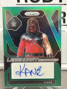 2024 Panini Prizm WWE Legendary Signatures Kane #LS-KNE Auto Green - Picture 1 of 2