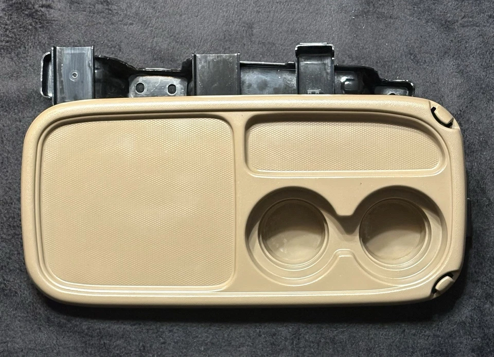 02-06 Honda CR-V Center Folding Console Tray Cup Holder Tan OEM - Image 1 of 4