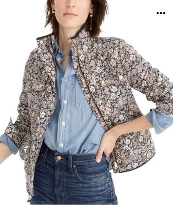 J. Chaqueta utilitaria Crew Liberty acolchada de tela Downtown Field para mujer talla XS Foto 1 de 4