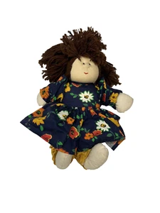 bambola peluche bambina vestito floreale - Foto 1 di 3