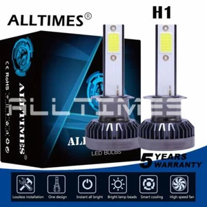 Luces Para Auto Coche 3600lm 6500k LED Bombillas De Los Faros H1 2PCS New - Picture 1 of 12