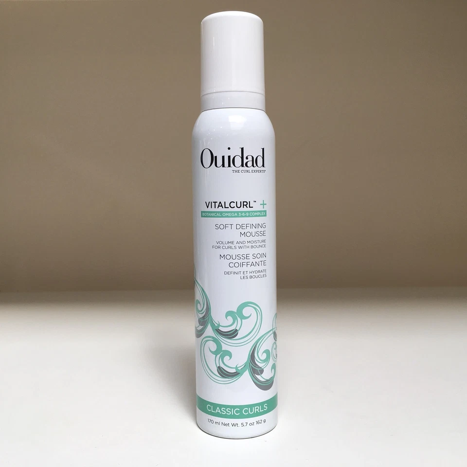 Ouidad VitalCurl+ Mousse de volumen definidor suave sujeción ligera 5,7 oz nueva fresca Foto 1 de 1