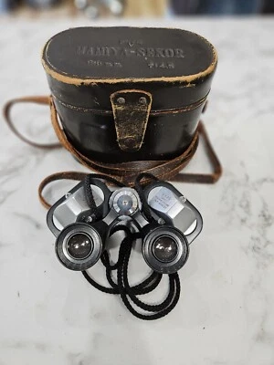 VINTAGE BINOLUX MICRON 6x25 THEATER BINOCULARS 11.5 Degree Not Original Case - Image 1 of 4