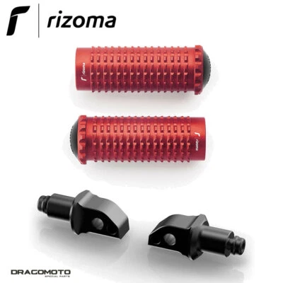 HONDA CB 1000 R 2011-2014 footrests Extreme RIZOMA PE631R PE655B Red Passenger - Image 1 of 4