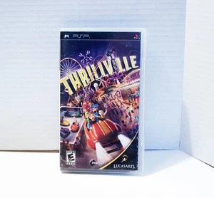 Thrillville Sony PSP PlayStation Video Game LucasArts 2006 Rated E Theme Park - Picture 1 of 7