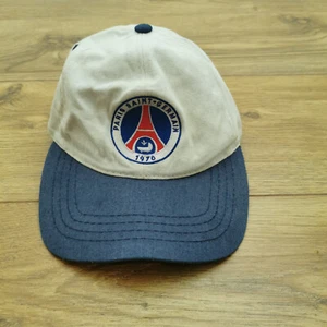 Gorra PSG Paris Saint Germain Fútbol Vintage 1970 Hebilla Blanca - Imagen 1 de 10
