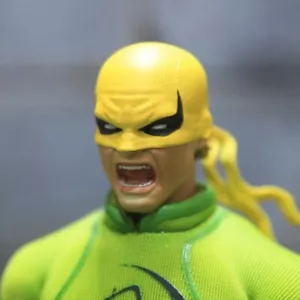 1/12 Custom Head Sculpt Marvel Universe Iron Fist Screaming - Picture 1 of 2