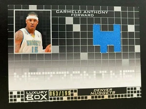 2007-08 Topps Luxury Box Mezzanine Relics Jersey MR-CA Carmelo Anthony ed/199 - Bild 1 von 2