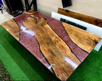 Epoxy Table, Epoxy Coffee Table, Epoxy Dining Table, Live edge Table Epoxy Table - Image 1 of 4