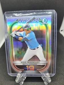 2021 Bowman - Bowman Scouts Top 100 #BTP-19 Julio Rodriguez (RC) - Foto 1 di 2
