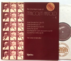 Malcolm Arnold Chamber Music - Nash Ensemble Violin Sonata Hyperion Vinyl LP - Picture 1 of 5