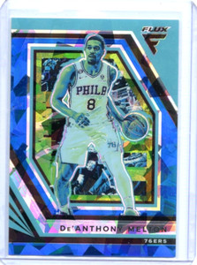 2022-2023 Flux De'Anthony Melton BLUE CRACKED ICE /25 PHIL SIXERS #75