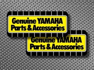 2pc 2" Vintage Yamaha Parts factory decals sticker YZ AHRMA RT DT IT YZF 250 400 - Bild 1 von 1