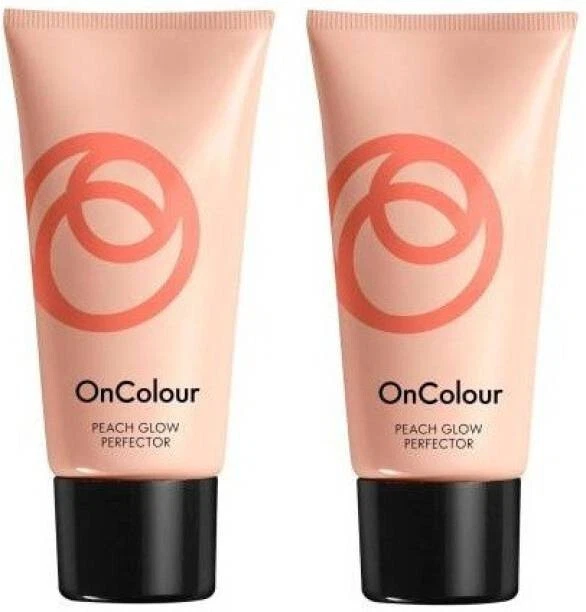 Oriflame OnColour Peach Glow Perfector  30ml each ( 60ml ) Foundation Pack of 2) - Image 1 of 3