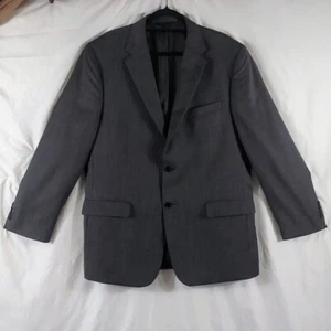 Jos. A. Bank Men's Grey Tailored Fit Herringbone Wool Blend Jacket Size M - Picture 1 of 8