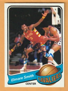 Elmore Smith Cleveland Cavaliers AUTO Signed 1979-80 Topps Kentucky State - Picture 1 of 2