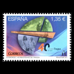 España 2017 - 40 Aniversario de TRAGSA - Estampillada sin montar o nunca montada - Imagen 1 de 2