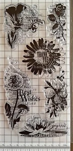 Motivstempel Clear Stamps Fa. Inkadinkado - Wünsche Sprüche - Bild 1 von 1