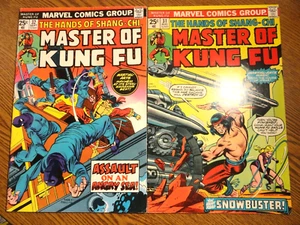 Master of Kung Fu #31,32 Key Lot of 2 Shang-Chi Razor Fist 1st Pavane Marvel MCU - Picture 1 of 1