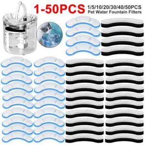 5-50PCS Replacement Filter for WF060 Cat Water Fountain - Activated Carbon - Picture 1 of 12