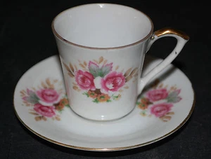 SAJI Made in Japan Floral Demitasse Teetasse und Untertasse - Bild 1 von 8